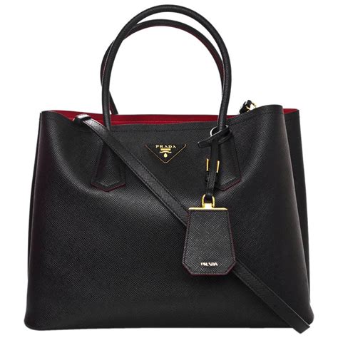 prada handbag red inside.